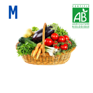 [PanierPRO-0003] Panier Fruits et légumes 100% Bio M